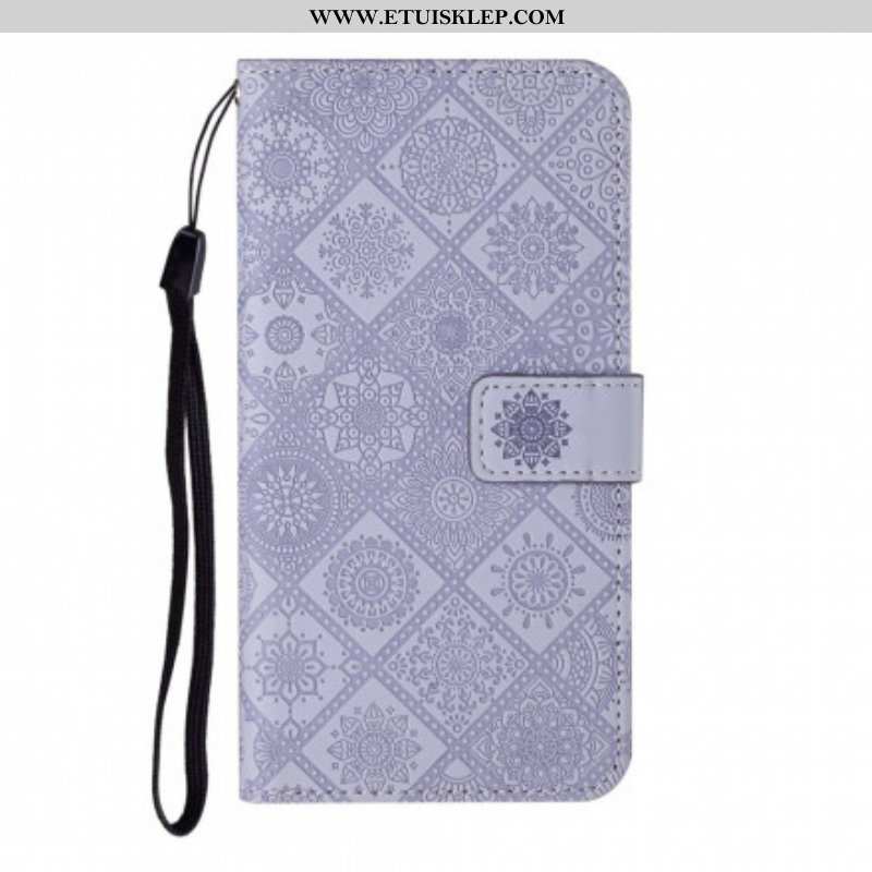 Etui Folio do Samsung Galaxy S21 5G Wzór Gobelinu